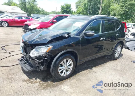 2015 Nissan Rogue Sv из США, поврежденный, VIN KNMAT2MV3FP585895